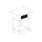 Monarch Specialties Accent Table, 2 Tier, Nightstand, Side Table, Storage Drawer, Natural, Transitional I 3842 - alternate 3