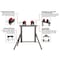 Jet Fixed-Height Adjustable Roller Stand (JPJ-FPS-SR) - JPJ-FPS-SR - alternate 4