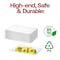 Smarty Had A Party 11" x 16" Clear Rectangular with Groove Rim Plastic Serving Trays (24 Trays), 24PK 7924-CASE - alternate 4