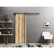 Sartodoors Sliding Barn Door with Hardware, Planum 0011 Oak and Aluminum Strips, 6.6FT Rail Hangers Sturdy Set PLANUM0011BD-B-DUB-18 - alternate 1