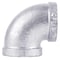 B & K STZ Industries 2 in. FIP each X 2 in. D FIP Galvanized Malleable Iron 90 Degree Elbow 311UE90-2 - alternate 1