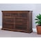 Homeroots 61" Brown Solid Wood Seven Drawer Double Dresser 524601 - alternate 3