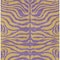 Homeroots 8' X 10' Purple And Copper Animal Print Washable Indoor Outdoor Area Rug 600705 - alternate 3