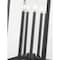 Z-Lite Nova 5 Light Outdoor Post Mount Fixture, Black/Clear, 12.5 In W x 35 In H 5018PHXLR-BK - alternate 3