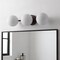 Jonathan Y Nash 23 in. 3-Light Mid-Century Modern Metal and Frosted Glass Globe LED Vanity Light, Oil Rubbed Bro JYL9568B - alternate 3