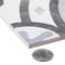 Andova Tiles Luv Amore Grey 8-in. Encaustic Spanish/Moroccan Patterned Matte Porcelain Wall & Floor Tile ANDLUV454 - alternate 2