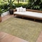 Homeroots 8' X 10' Gold Black And Charcoal Geometric Washable Indoor Outdoor Area Rug 577556 - alternate 1