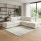 Homeroots 93" Beige Fabric Modular Sleeper Sofa With Ottoman 568276 - alternate 5