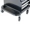 Homeroots 13" Black Multi-Tier Steel Rolling Cabinet With Lid 714600 - alternate 4