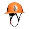 Malta Dynamics APEX Type 2 Class E Full Brim Safety Helmet, ANSI Z89.1, EN12492, OSHA, Orange HHO3004 - alternate 1