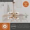 Vaxcel Estelle 12-Light 27.5 in W Brass Gold Mid-Century Modern Sputnik Pendant Ceiling Fixture P0228R - alternate 6