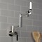 Kingston Brass Wall Mount Pot Filler Faucet, Polished Nickel KS4106KL - alternate 4