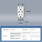 Energetic Lighting Dual Type-C USB Charger White 15 Amp Tamper Resistant Duplex Outlet with Type C Charger EUR-51TCC30 - alternate 3