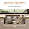 Tecasa 33 in. Undermount Single Bowl 16-Gauge Stainless Steel Workstation Kitchen Sink and Bottom Grid Included DUFL-PWW230 - alternate 2