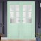 Sartodoors Interior Solid French Double Doors Frosted Glass 64x84 (2* 32x84) Solid Core Modern Interior VEREGIO7339DD-OLI-6484 - alternate 1