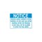 Hy-Ko "Notice Pool/Spa Illness" Sign, Polyethylene, 20 X 14" 20437 - alternate 2