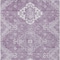 Homeroots 3' X 5' Lavender Plum And Ivory Medallion Washable Indoor Outdoor Area Rug 589044 - alternate 4