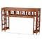 Bali & Pari Wahid Marbled Tortoise Natural Rattan Console Table 268-14748-ZORO - alternate 3