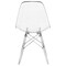 Leisuremod Dover Dining Side Chair with Acrylic Legs, Clear, 2PK EPC19CL2 - alternate 3