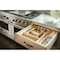 Rev-A-Shelf Drawer Insert, Maple Wood, Natural Maple, 20.63 in W, 2.38 in H, 22 in D 4WCT-3SH - alternate 5