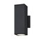 Westinghouse Nottawa 2-Light Dimmable LED Up and Down Light Outdoor, Color Temp Selection, Black, Frosted Glass 6135200 - alternate 1