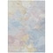 Homeroots 10' X 14' Sky Blue Beige And Gold Abstract Washable Indoor Outdoor Area Rug 618555 - alternate 4