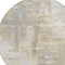 Homeroots 8' Ivory And Beige Round Abstract Washable Indoor Outdoor Area Rug 609204 - alternate 4