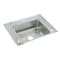 Elkay Lustertone Classic Stainless Steel 28" x 22" x 7-5/8" Single Bowl Drop-in Classroom Sink DRKR2822L - alternate 1