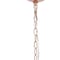Homeroots Rose Gold Sphere Iron Ceiling Light With Clear Shades 651644 - alternate 3
