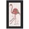 Homeroots Be A Flamingo Black Framed Print Wall Art 529780 - alternate 1