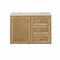 James Martin Vanities Laurent 36" Single Vanity, Light Natural Oak, w/ 3 CM Siberian Silestone Top 545-V36-LNO-3SFR - alternate 5