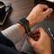 Elegani Band Compatible with Apple Watch 41mm, Brown/White, Silver, Black, Yellow Gold, Rose Gold Buckle LSCHPAM-BRW-41 - alternate 3