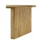 Homeroots 94" Natural Wood Double Pedestal Base Dining Table 631296 - alternate 3