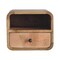 Homeroots 12" Oak Solid Wood One Drawer Floating Nightstand 653824 - alternate 1