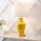 Jonathan Y Julian 29" Traditional Classic Ceramic Urn LED Table Lamp, Yellow JYL4026H - alternate 4
