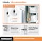 Homedant 5-Tier Boltless Heavy Duty Metal Shelving Unit, 35.9"W x 16.2"D x 71.3"H, White 805901 - alternate 5