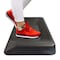 Homeroots Premium Black Cushion Varied Surface Anti Fatigue Mat 397715 - alternate 1