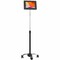 Cta Digital Compact Mobile Floor Stand with Universal Security Enclosure Black PAD-PARACGS - alternate 1