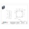 Wiegmann Captive Screws Electrical Enclosures, 10 in H, 4 in D, 10 in W, 1, Steel SC101004G - alternate 3