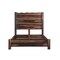 Homeroots Three Piece Dark Brown Solid Wood Bedroom Set 554217 - alternate 4