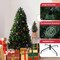 Elf Stor 6ft Prelit Christmas Tree Artificial Spruce Tree w/ 250 Warm White, Color Changing Lights & Stand 50-300-6LIT - alternate 4
