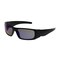 Bouton Optical Full Frame Safety Glasses w/Black Frame, Blue Mirror Plus Lens, Anti-Scratch/Anti-Reflective Coating 250-53-0006 - alternate 1