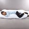 Lavish Home Full Body Pillow 7-In-1 Pillow with Removable Cover Comfortable U-Shape for Support, Sleeping, White 83-TEX3001 - alternate 3