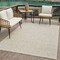 Homeroots 5' X 7' Cream and Beige Geometric Distressed Indoor Outdoor Area Rug 558817 - alternate 6