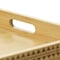 Gibson Home Sadler 15 Inch Wood Serving Tray with Built-in Handles 129405.01 - alternate 2