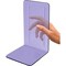 Acrimet Clear Plastic Bookends 1 Pair, Book Holder (Clear Purple), 2PK 290.5 - alternate 5