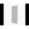 Sartodoors Sliding Closet Barn Bypass Doors 36x84 inches White Solid Core Modern Interior ROYAL9855BBB-EMAL-3684 - alternate 2