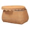 Bali & Pari Ayleen Natural Rattan Basket with Scalloped Lid - Handwoven Wicker Storage Box, Home Decor, Large 267-14597-ZORO - alternate 6