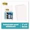 Post-It Dry Erase Sheets, Laminate Film Surface, 7in x 11.3in, White, 3PK DEFSHEETS-3PK - alternate 4