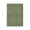 Homeroots 3' X 5' Olive Green And Ivory Striped Washable Indoor Outdoor Area Rug 595883 - alternate 4